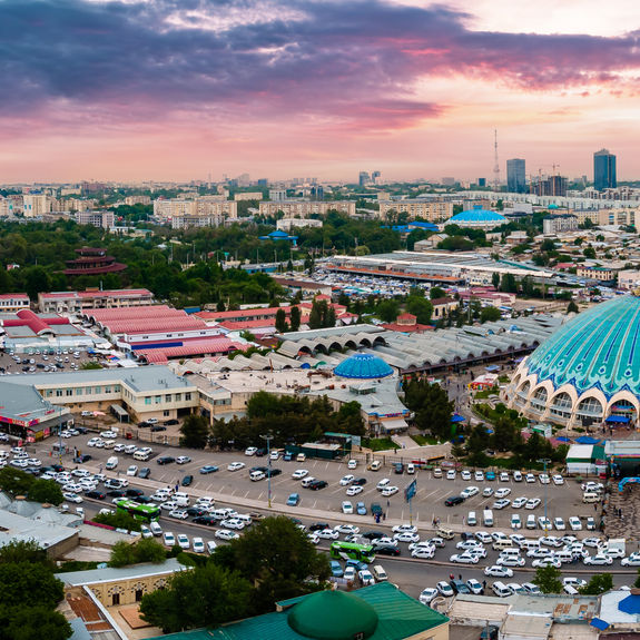 Tashkent is the largest city in Central Asia.