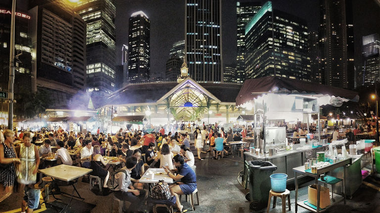 Street food is a vital component of Singapore’s culture.