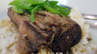 Pork shoulder adobo is a classic example of Filipino food.  // © 2015 Creative Commons User lumachrome