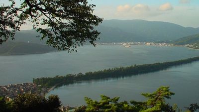 Amanohashidate sandbar is located in the north Kyoto Prefecture. // © 2015 Kyoto Prefecture/JNTO