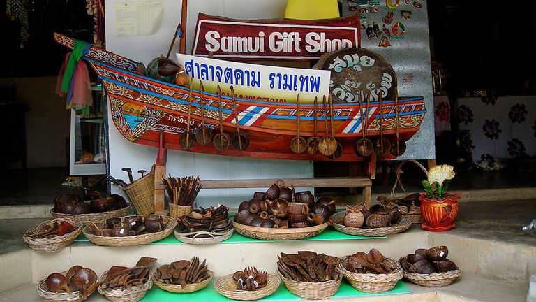 Koh Samui has plenty of places to go for local souvenirs.