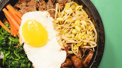Bibimbap is a staple in Korean cuisine. // © 2017 Creative Commons user Kevin Lam