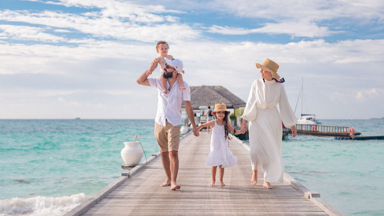 Lux South Ari Atoll is ideal for active families.