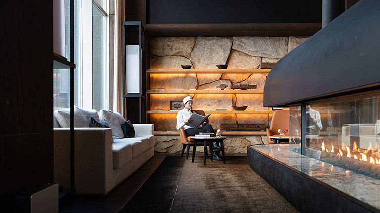 Setsu Niseko offers luxury accommodations and a convenient ski shuttle service.