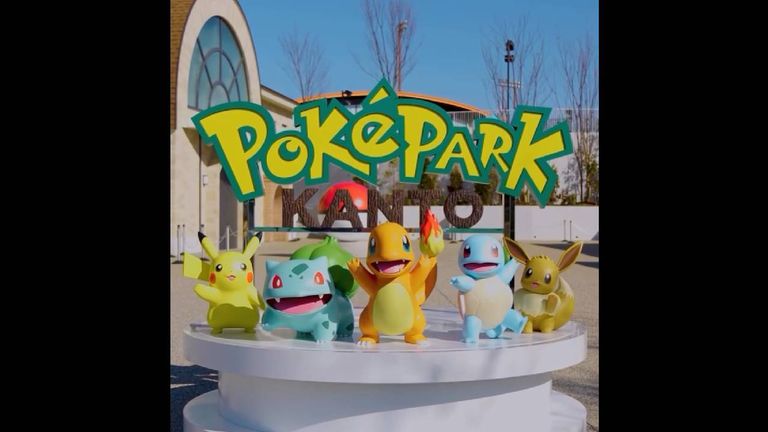 The new park unites Pokemon fans from around the globe.