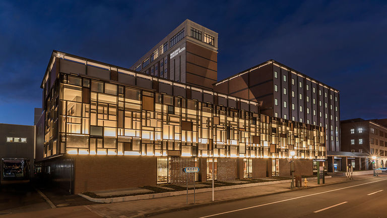 Hakodate International Hotel boasts an impressive exterior.