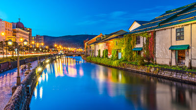 The port city of Otaru was formerly the center of Hokkaido’s economy.