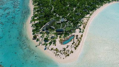 After five years of construction, The Brando opened July 2014 on the private island of Tetiaroa. // © 2015 Tim-McKenna.com/TahitiFlyShoot