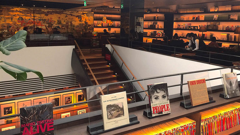 Spend hours searching through Tsutaya’s collection of books, movies, music and more.