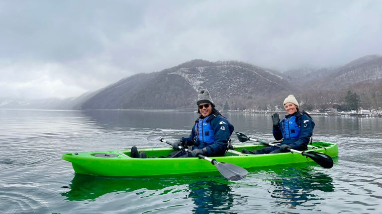 Lake Shikotsu offers year-round outdoor adventures.