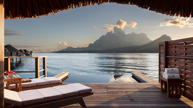 Four Seasons Resort Bora Bora is one of several properties across French Polynesia that will be closed through at least April 30.