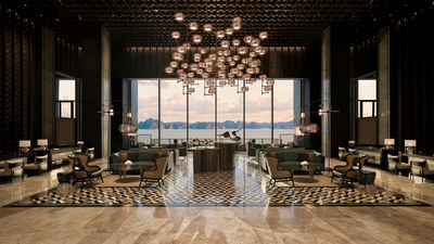 InterContinental Halong Bay Resort offers front-row views of the UNESCO World Heritage Site.