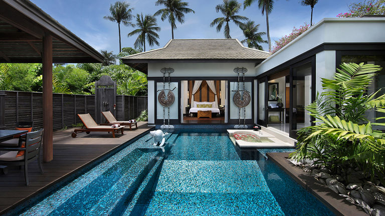 A Sala Pool Villa can host up to three adults and one child.