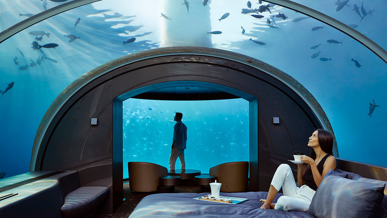 What It's Like to Stay in Conrad Maldives Rangali Island's Underwater Villa  | TravelAge West