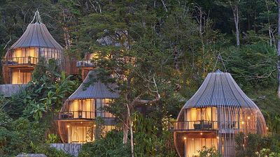 Keemala's teardrop-shaped treehouses are among the best in Asia. // © 2017 Keemala Hotel