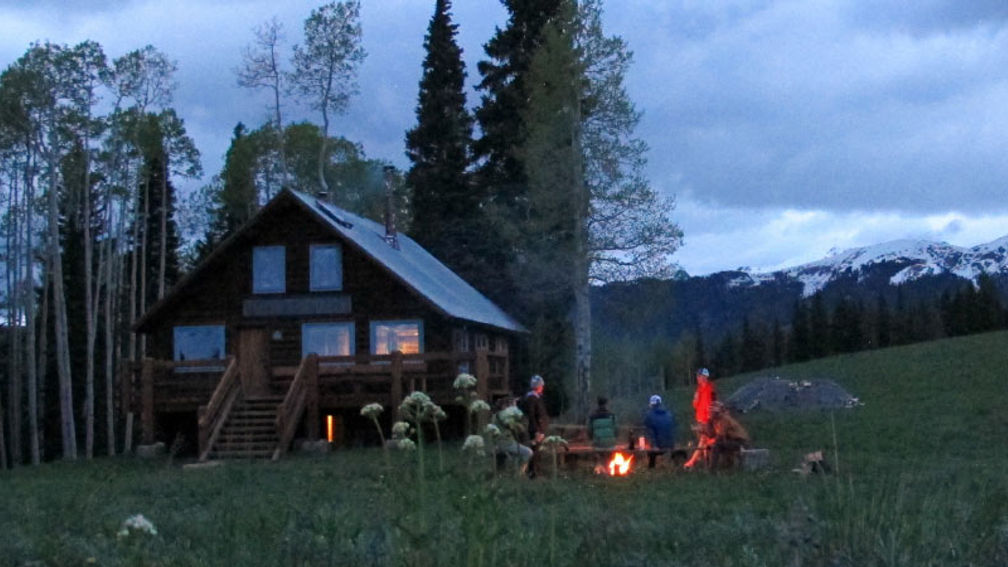 Go glamping in a wooden hut just outside of Aspen. // © 2015 Steve Szoradi/Aspen Alpine Guides 2