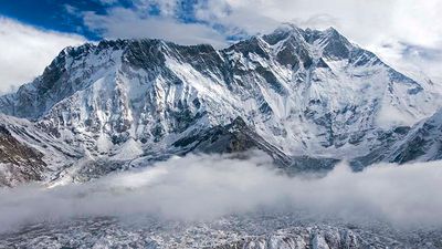 The highlight of a helicopter trip over Everest Base Camp is a view of Mount Everest itself – though you might have to squint to see it. // © 2016 Mark Edward Harris 2