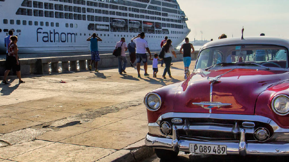 Fathom’s Adonia is the first U.S. ship to sail to Cuba in more than 50 years. // © 2016 Carnival Corporation & Plc 2