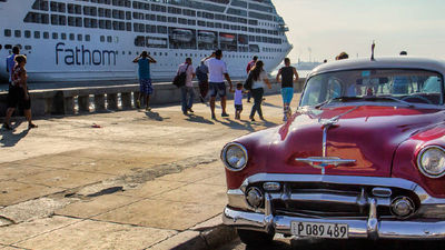 Fathom’s Adonia is the first U.S. ship to sail to Cuba in more than 50 years. // © 2016 Carnival Corporation & Plc 2
