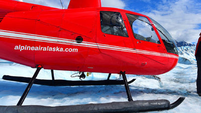 Taking in the scenery on a helicopter flight out of Girdwood. // © 2016 Heather Fries 2
