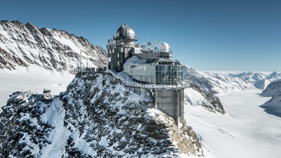 If good weather is expected, be sure to head to Jungfraujoch, the so-called “Top of Europe.” // © 2016 Top of Europe 2