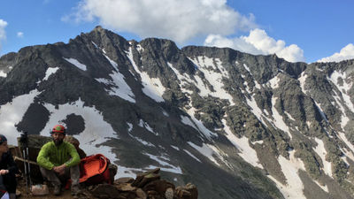 The routes on fourteeners have been classified by difficulty level. // © 2017 Michelle Juergen
