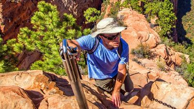 Ascend Angels Landing in Zion National Park. // © 2017 Austin Adventures