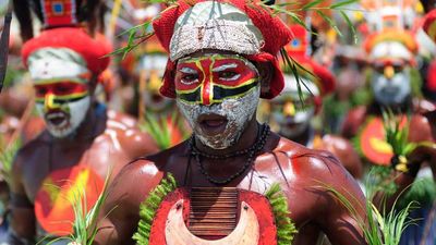 Papua New Guinea offers unique cultural experiences, including the Goroka Tribal Festival, which takes place in the town of Goroka. // © 2013 isaxar 2