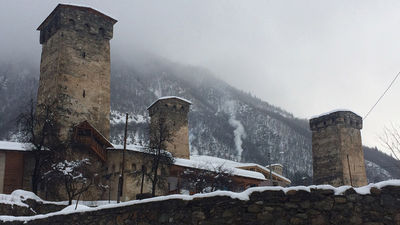 Georgia’s Svaneti region is an up-and-coming ski destination.