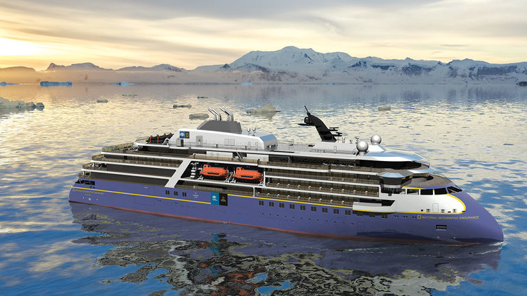 Lindblad Expeditions’ National Geographic Endurance is a Polar Class 5 ship.