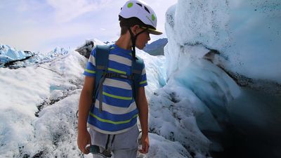 Salmon Berry Travel & Tours leads guided treks on Matanuska Glacier, the largest accessible glacier in North America.