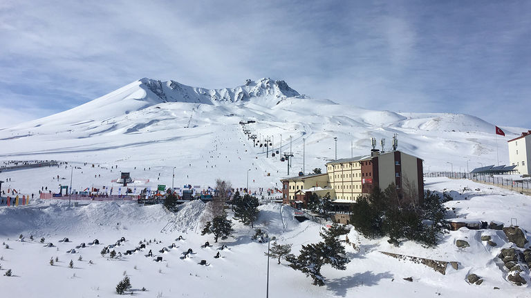 The resort lifts can carry up to 36,000 people per hour.