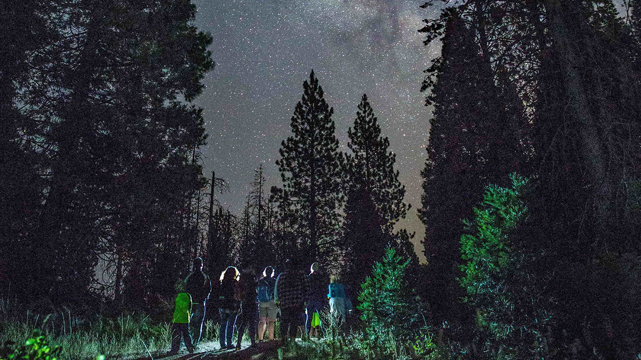 What It's Like to Take a Night Hike Near Yosemite National Park