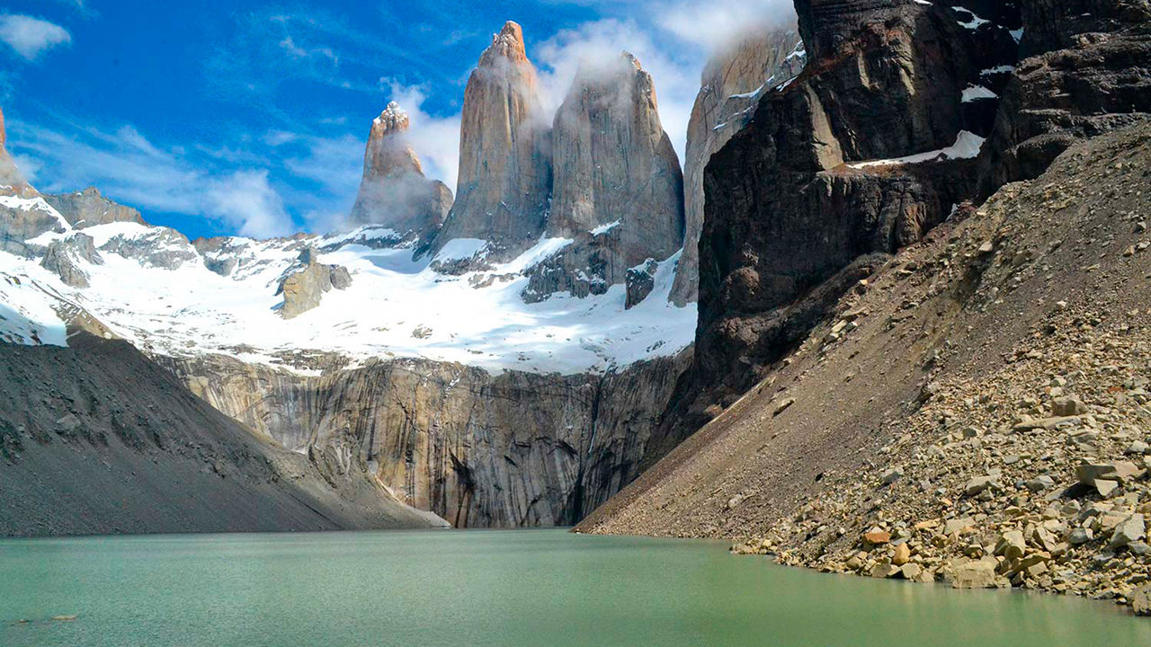 Clients can go hiking on the W or O circuits in Torres del Paine National Park in Chile’s Patagonia region.