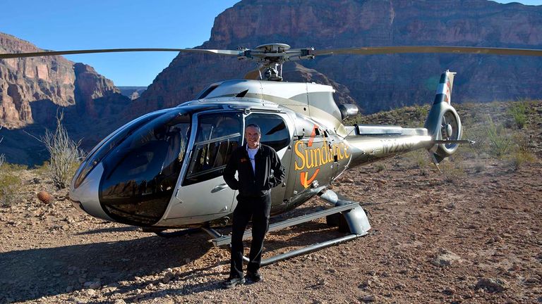 Fred, a pilot for Sundance Helicopters