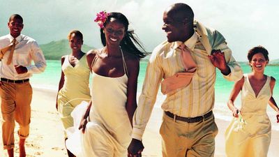 Caribbean properties are helping couples exchange vows in the sand. // © 2015 Thinkstock 2