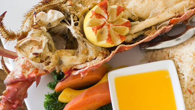 Lobster and other forms of seafood are popular specialties at BVI Food Fete. // © BVI Tourist Board/Jordana Wright