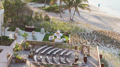Atlantis Paradise Island’s newest addition is the Ocean’s Edge outdoor special events facility, which overlooks the ocean. // © 2014 Nassau Paradise Island Promotion Board