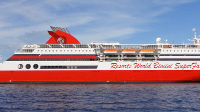 The Bimini Superfast ship // © 2013 Resorts World Bimini F