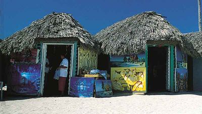 Saona Island, a small isle just off the southern coast of the Dominican Republic, offers catamaran tours and opportunities for swimming. // © 2016 Dominican Republic Ministry of Tourism