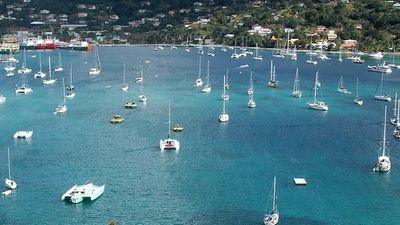 Bequia, the second largest island of the Grenadines, is known for its beaches and maritime history. // © 2016 St. Vincent and the Grenadines/Edson Reece Photography