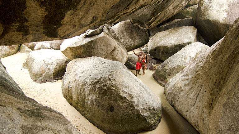 Off-property highlights of Virgin Gorda include The Baths National Park.