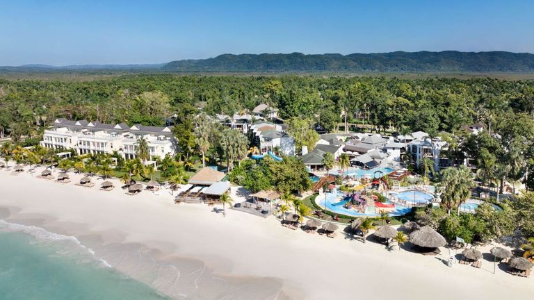 Parents can relax with their kids at Beaches Negril.