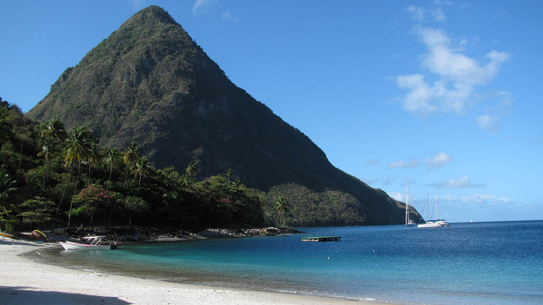 Adventurous clients can discover Gros Piton from up close.