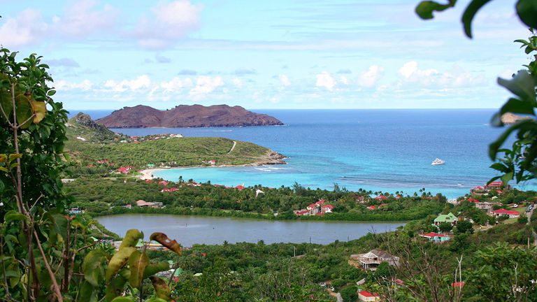 Grand Cul de Sac’s shore is located next to Petit Cul de Sac (pictured in the foreground).