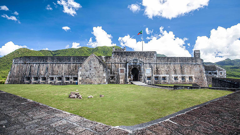 Travelers who test negative on their seventh day in St. Kitts and Nevis can take tours outside their resort, including visits to Brimstone Hill National Fortress.