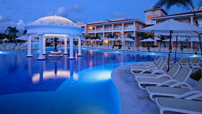 Mingle by the pool at Grand Bahia Principe Aquamarine, a property great for singles and socialites.