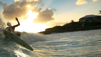 Barbados is home to some of the largest waves in the Caribbean. // © 2016 Barbados Tourism Authority