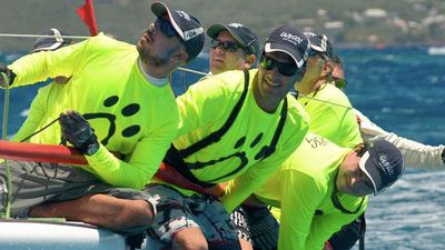 Professional sailors visit the island for the annual the St. Thomas International Regatta. // © 2015 Dean Barnes/St. Thomas International Regatta