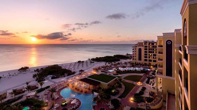 The Ritz-Carlton Aruba is one of the many resorts on Aruba.
